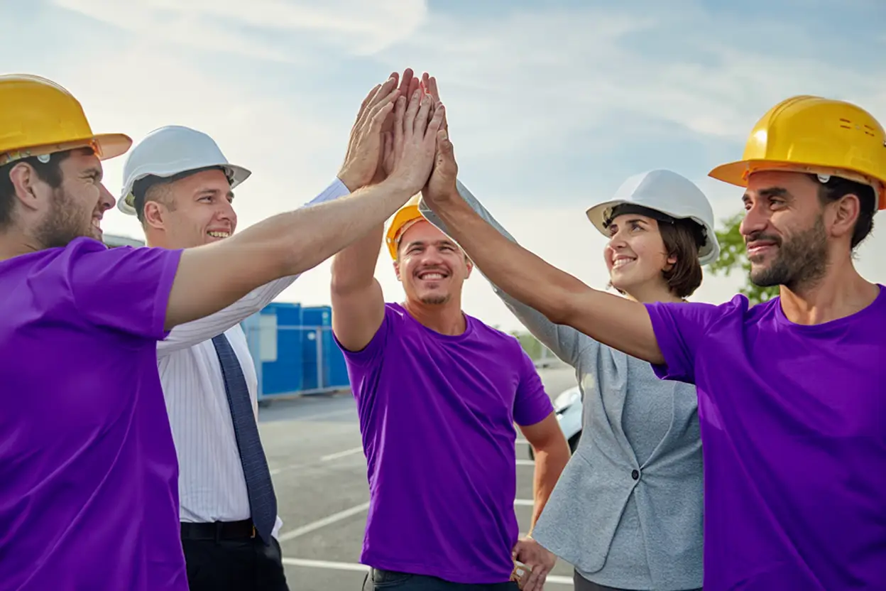 Element Home Solutions team working on renovation project