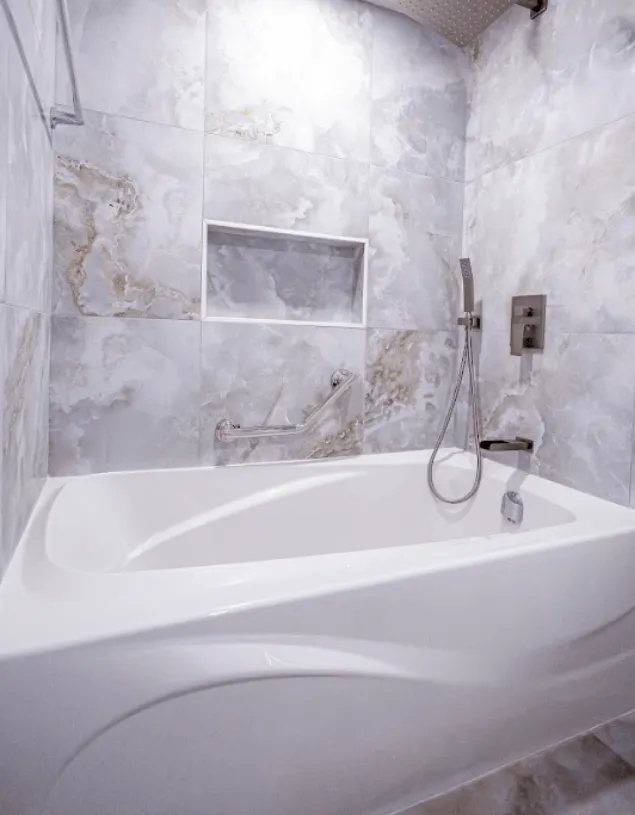 bathroom tile and stone renovation