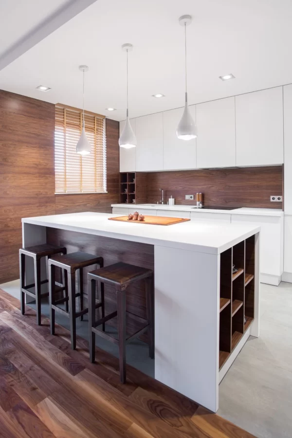 kitchen island installation