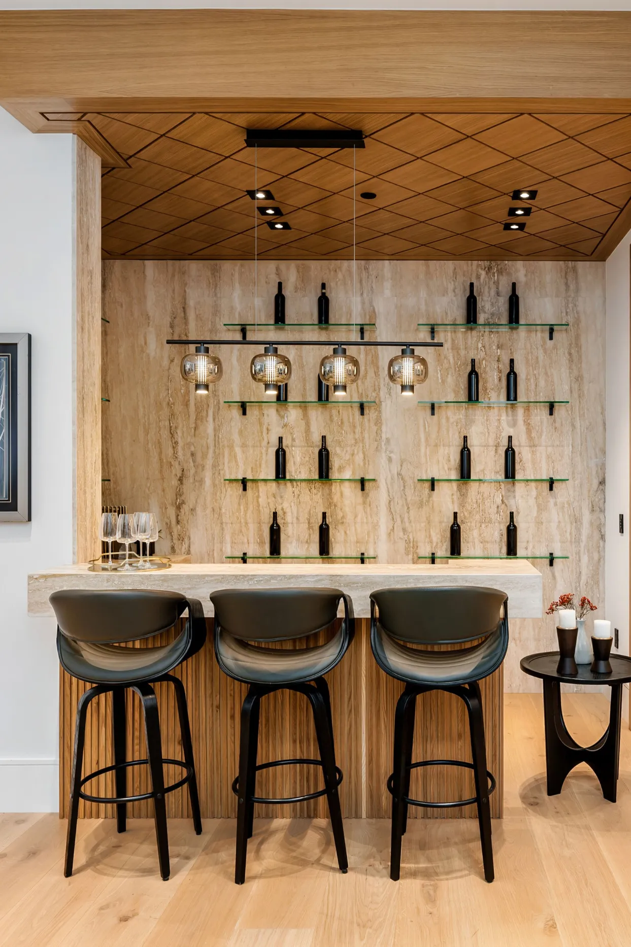 wine bar install basement newmarket