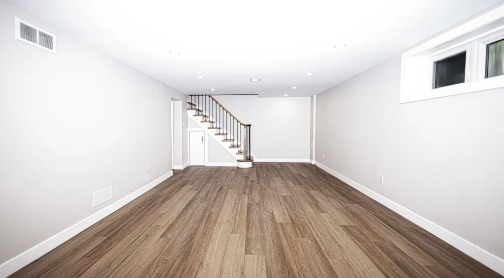 Mississauga Basement Renovation — Bright Family Space with Custom Storage