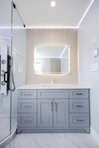 Rosedale — Modern Spa Ensuite Renovation - View 2