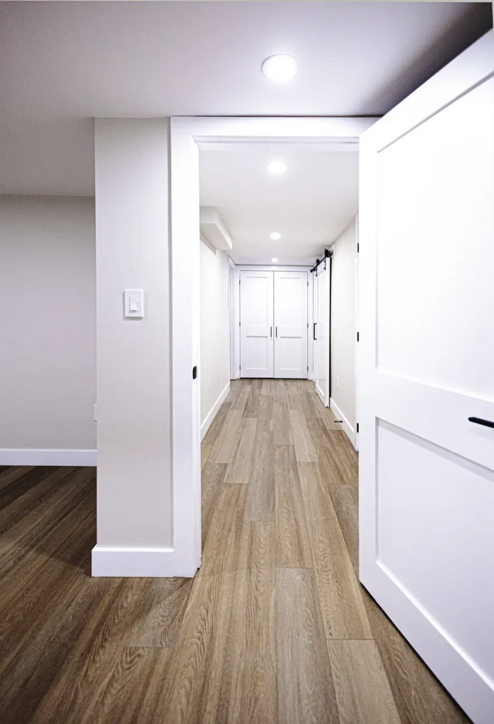 full basement renovation in Scarborough