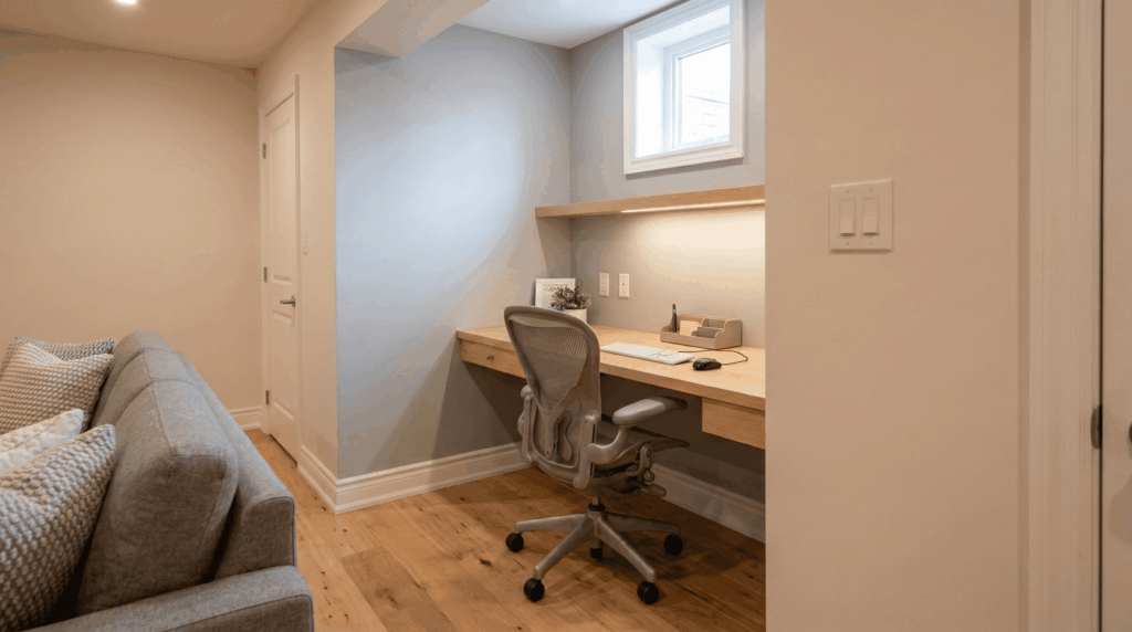 basement finishing company in Maple