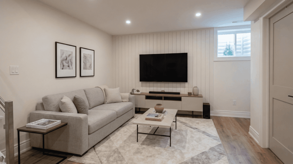 basement remodeling in King City