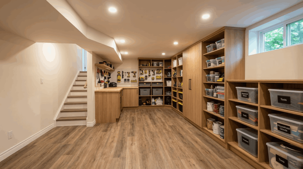 basement renovation in Bolton