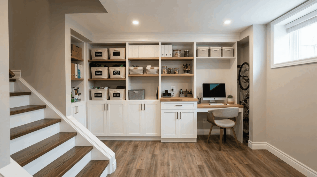 basement renovation in Burlington