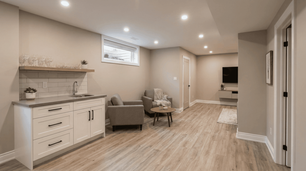 basement renovation in GTA