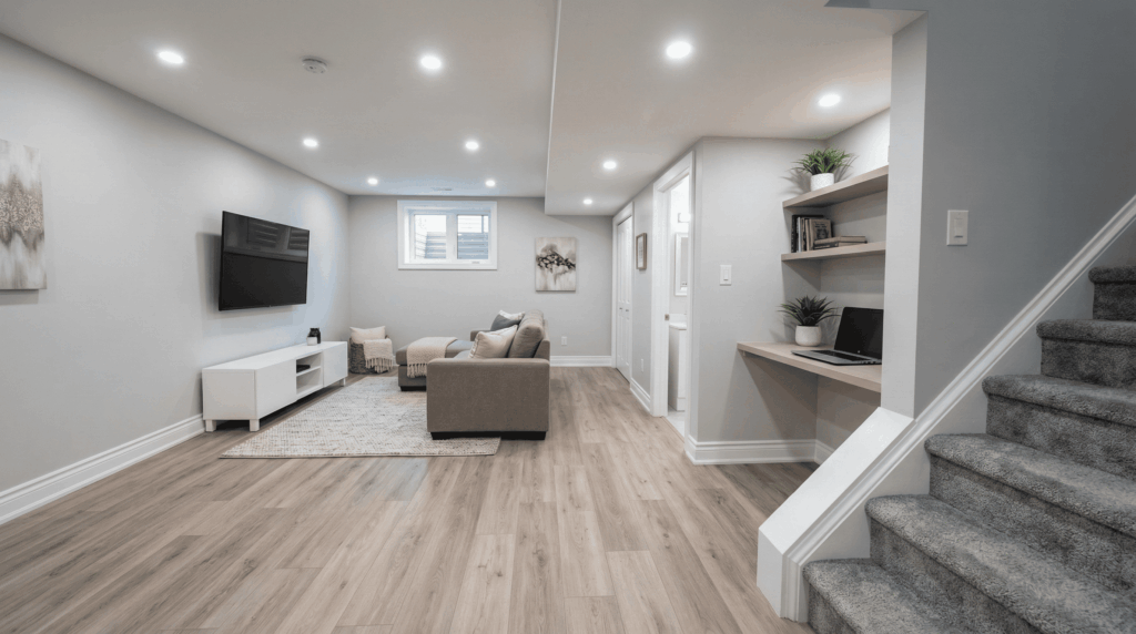 basement renovation in Markham
