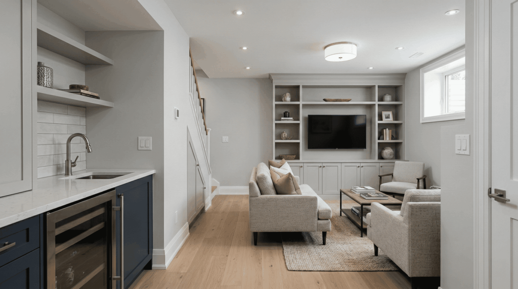 basement renovation in Rosedale