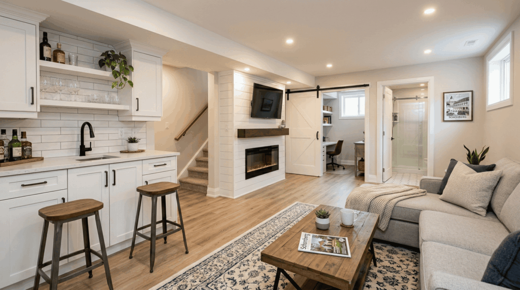 basement renovation in Schomberg