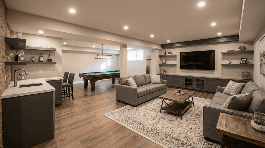 Basement Renovation in The Beaches