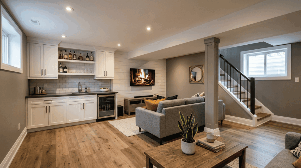 basement renovation in Unionville