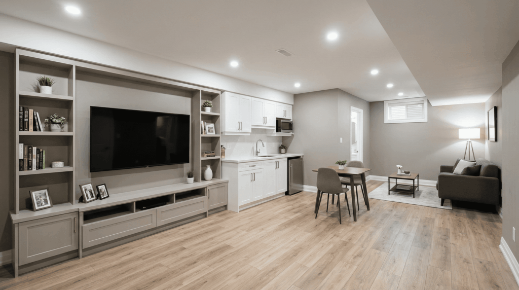 basement renovation in Richmond Hill