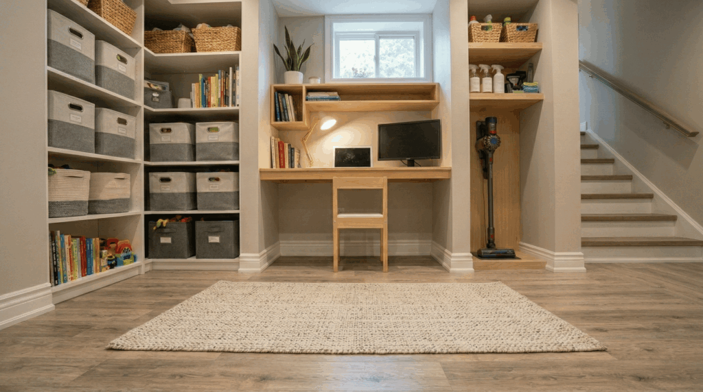 basement remodeling in Milton